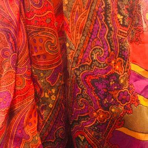 Colorful Paisley Scarf